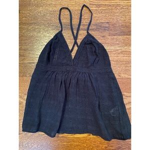 Beachy criss-cross tank top